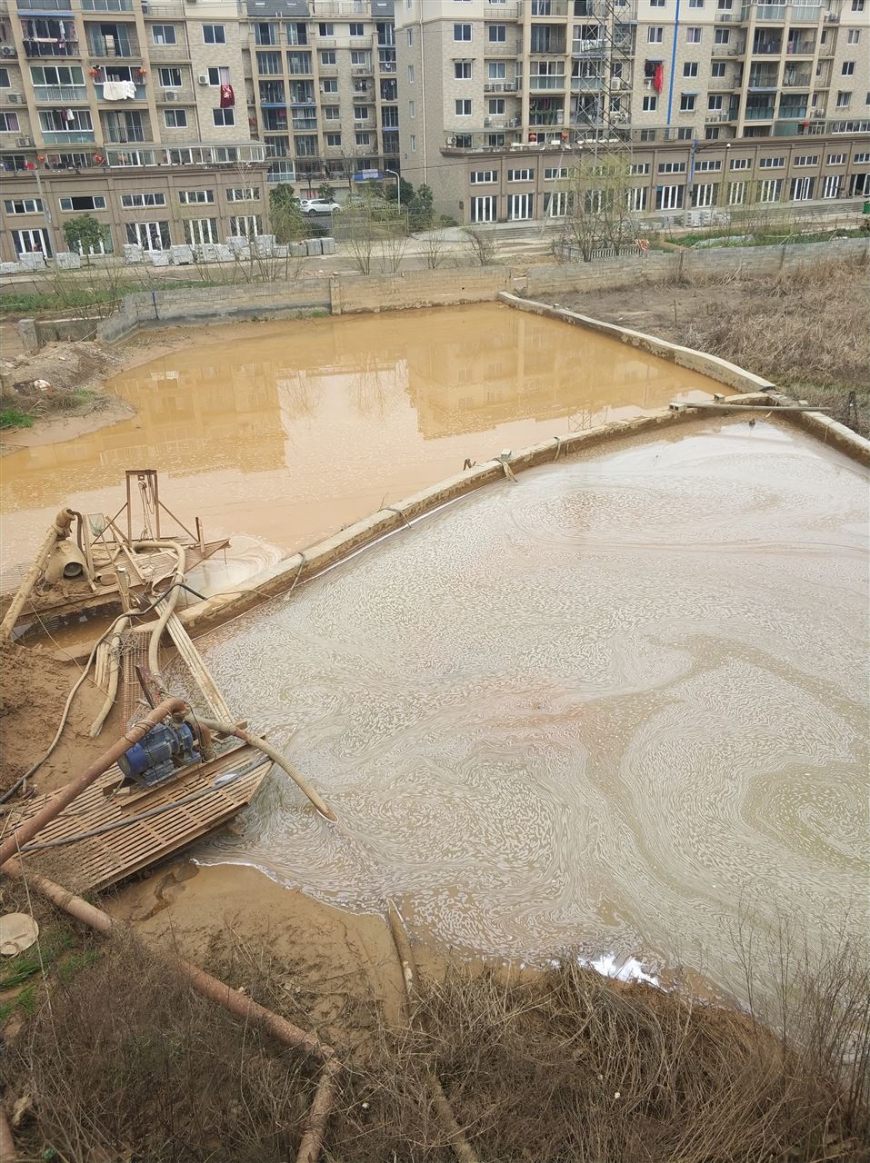 恒山沉淀池淤泥清理-厂区废水池淤泥清淤