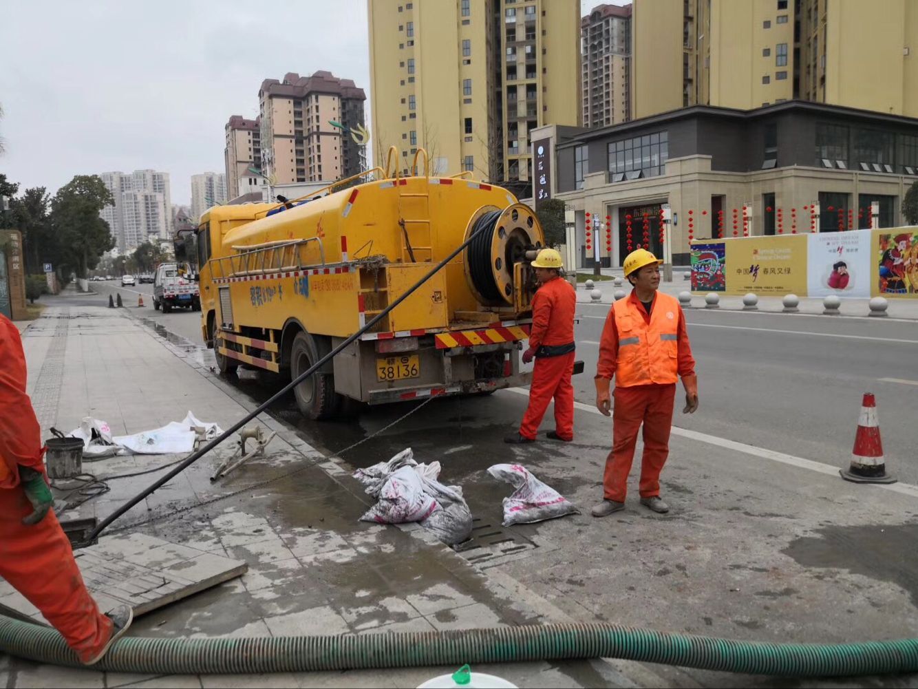 恒山排污管道清淤-管道清洗